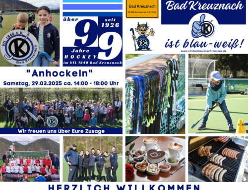 „Anhockeln“ der Hockey-Abteilung