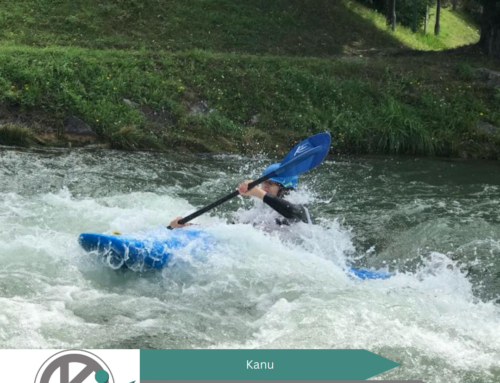 Eskimotiertraining der Kanu-Abteilung