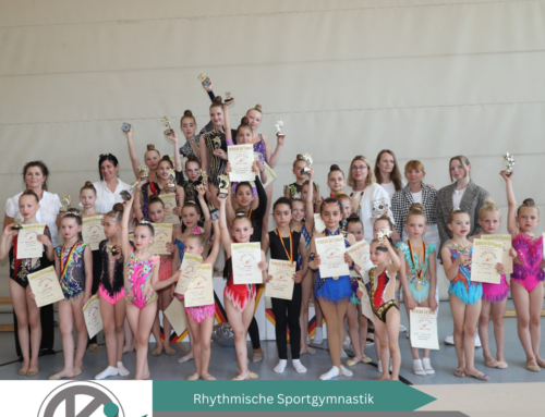 Die Vereinsmeisterschaft der Rhythmischen Sportgymnastik in der Jahnhalle war ein voller Erfolg! 