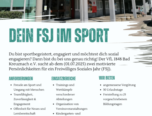 Dein FSJ im VfL 1848 Bad Kreuznach e.V.